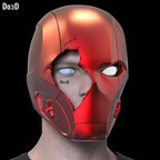 Red Hood Titans Helmet Jason Todd | 3D Printable Model Print File STL #R91