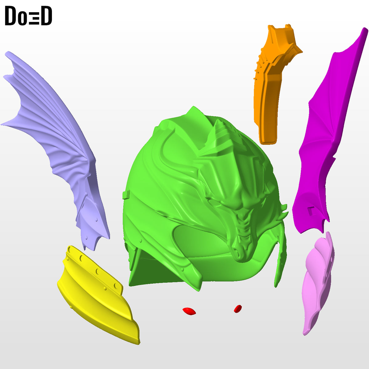 Daemon Targaryen Helmet House of the Dragon HBO Max 3D Printable Model STL #262H