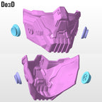 Winter Soldier Rivals Mask Bucky's  Mouth Cover | 3D Printable Model STL #B55W