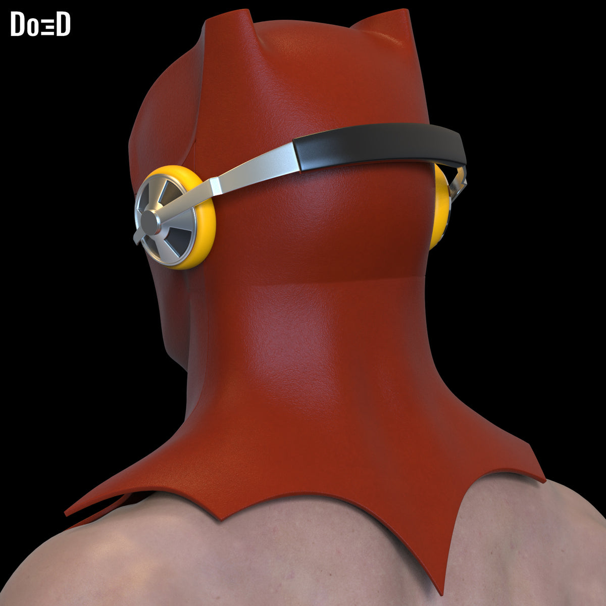 BatFlash Helmet: Modified Batman Cowl The Flash 2023 3D Printable Model STL #F38