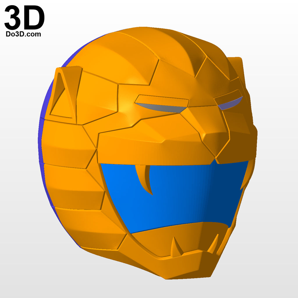 Choujuu Sentai Liveman Bioman Yellow Lion Helmet | 3D Model Project #5691