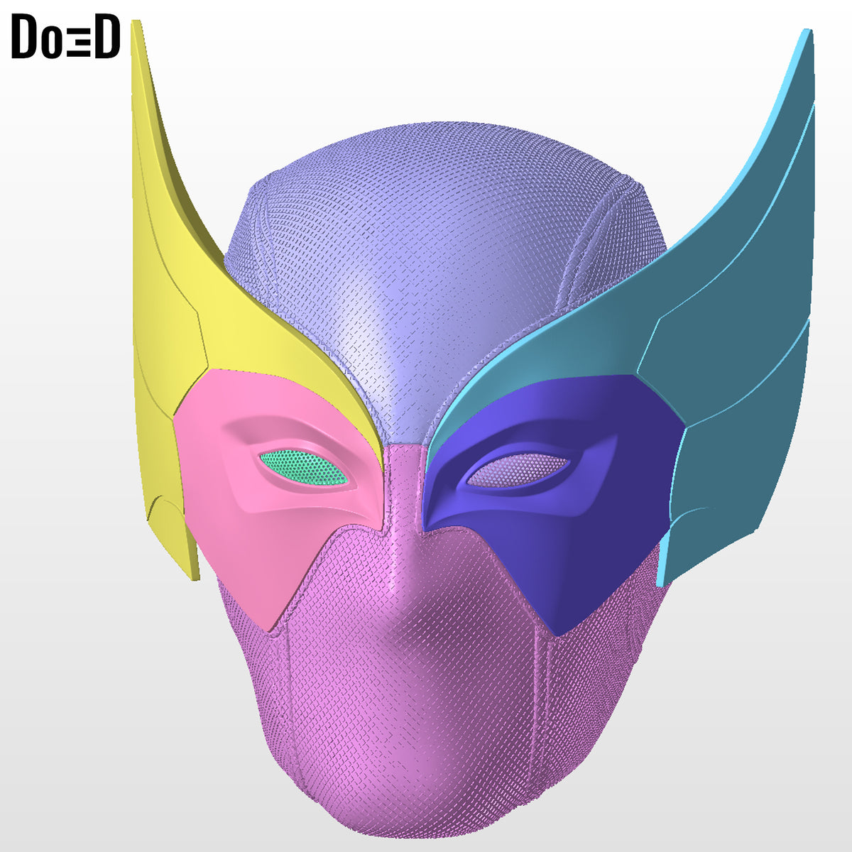 Wolverinepool Helmet | 3D Printable Model Print File STL #WP614