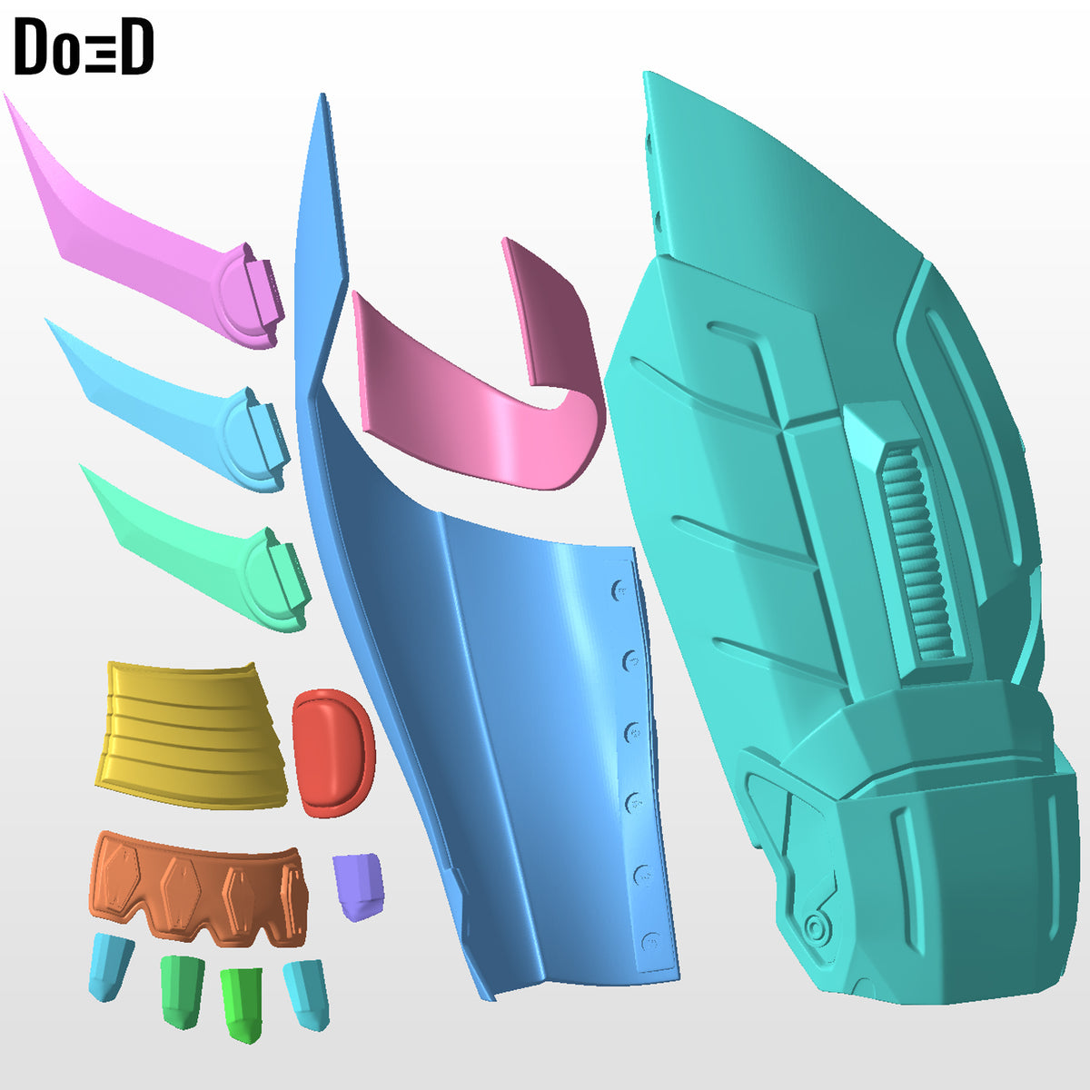 Batman from Arkham Knight Gauntlet Only | 3D Printable Model #BAK1