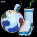 World Cup Snack Combo Popcorn Bucket & Drink Container Messi Cleats 3D Model #WC