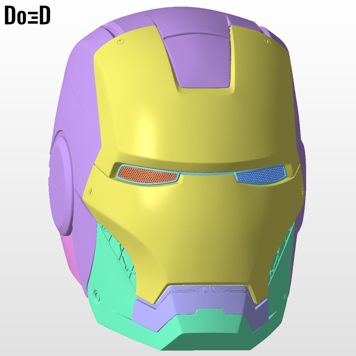 Mark VII Helmet MK 7 Premium Quality from Iron Man 3 | 3D Model Project #5197