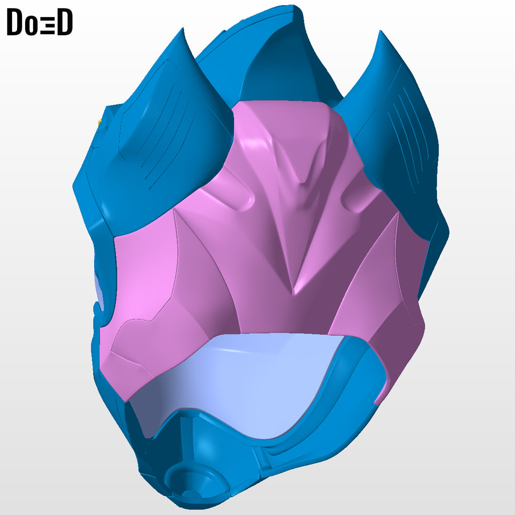 Legend of White Dragon Helmet Power Rangers LOTWD 3D Printable Model STL #WD31