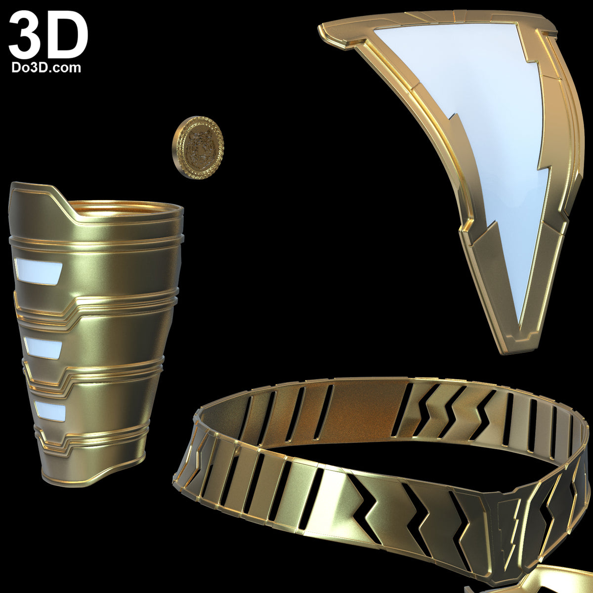 Shazam! Armor Set Cosplay Replica Prop Armors | 3D Model Project #5749