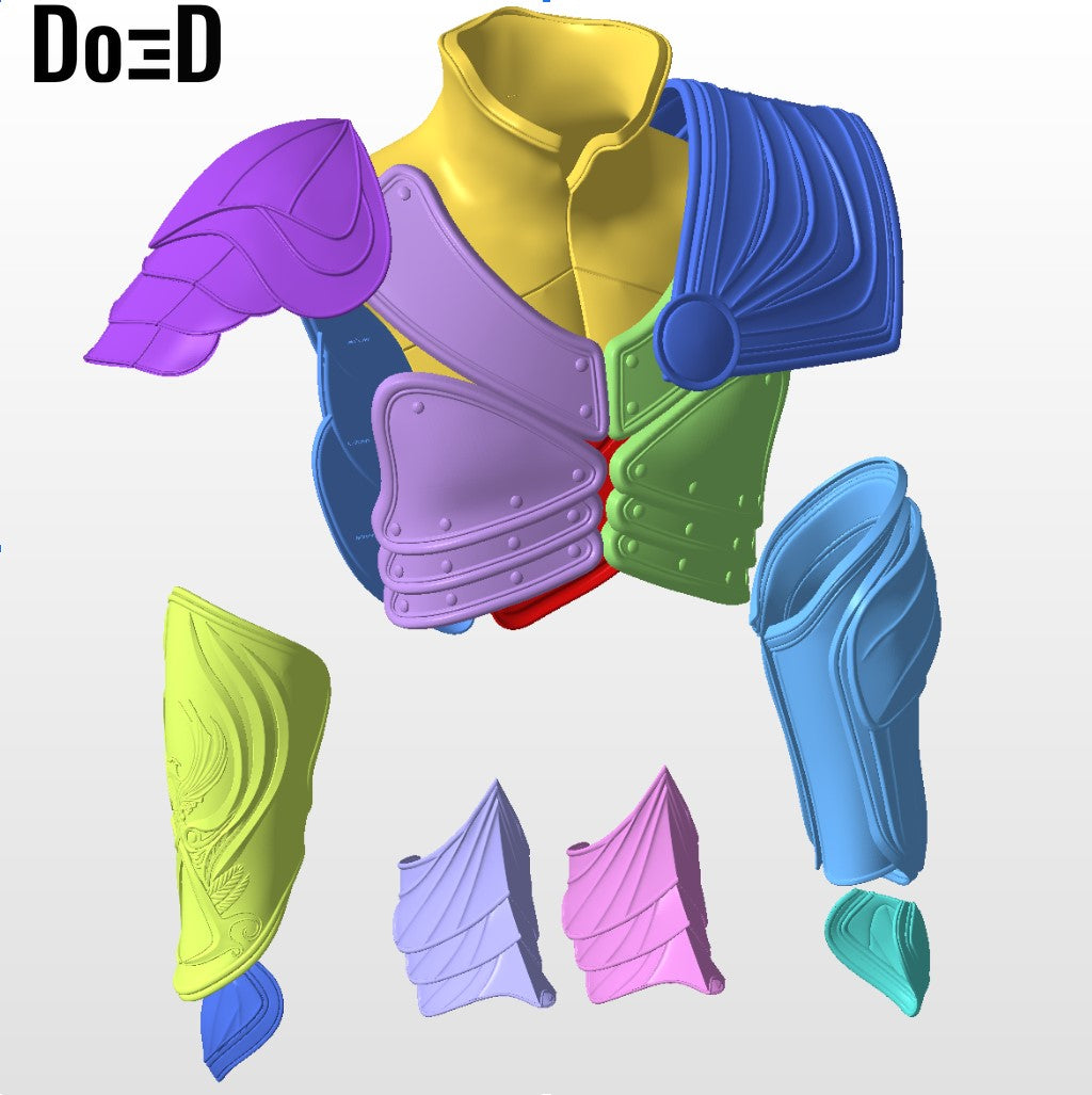 Assassin's Creed Ezio Armor Type 2 | 3D Printable Model Print File STL #3598