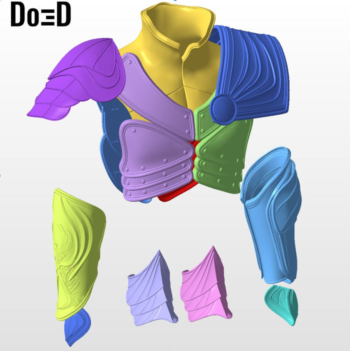 Assassin's Creed Ezio Armor Type 2 | 3D Printable Model Print File STL #3598