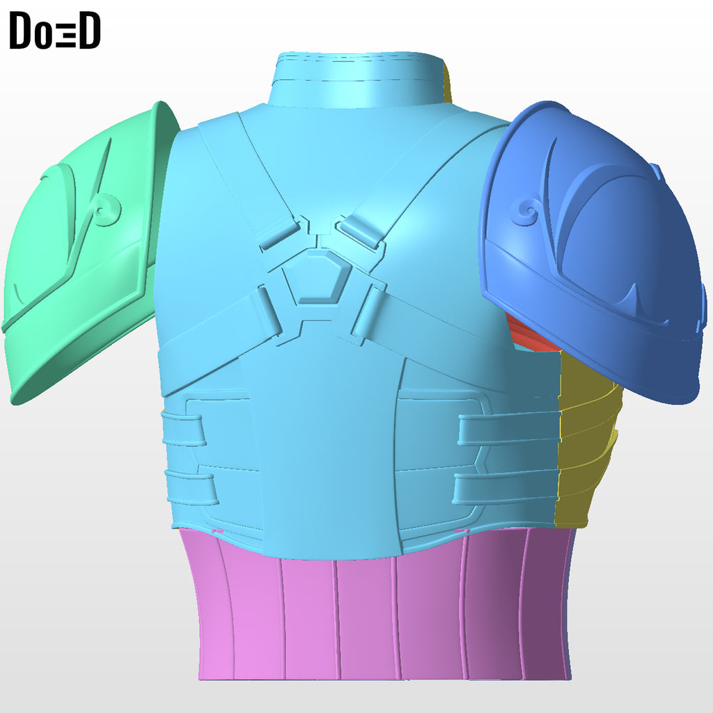 Captain Carter 1602 Upper Body Armors What If  S2 | 3D Printable Model #CC11