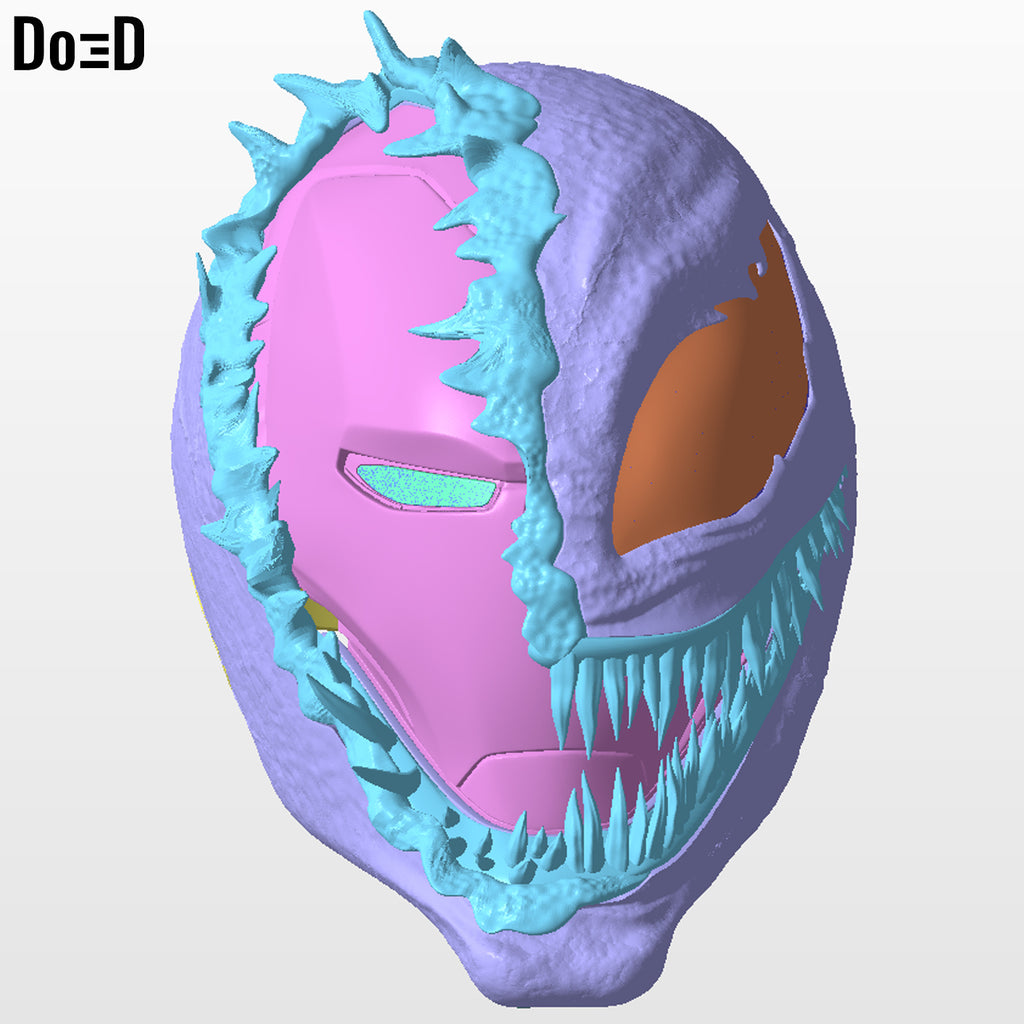 Swappable Venom Helmet Venomized Iron Man | 3D Printable Model #VIM1
