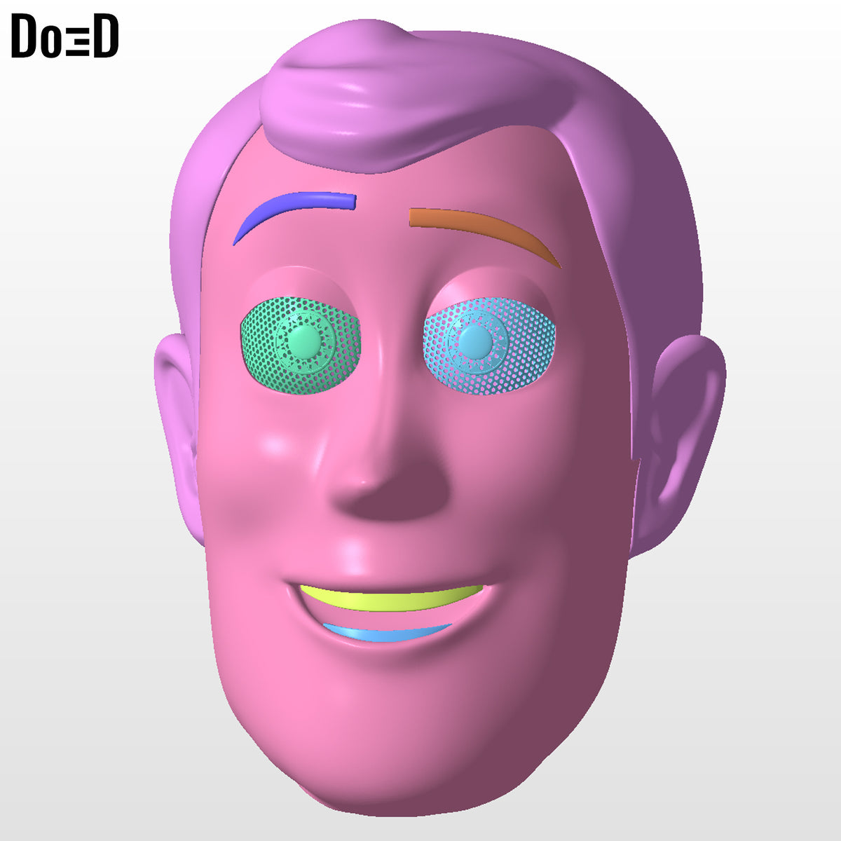 Woody Helmet Interchangeable Toy Story 6 Swappable 3D Printable Model STL #WT452