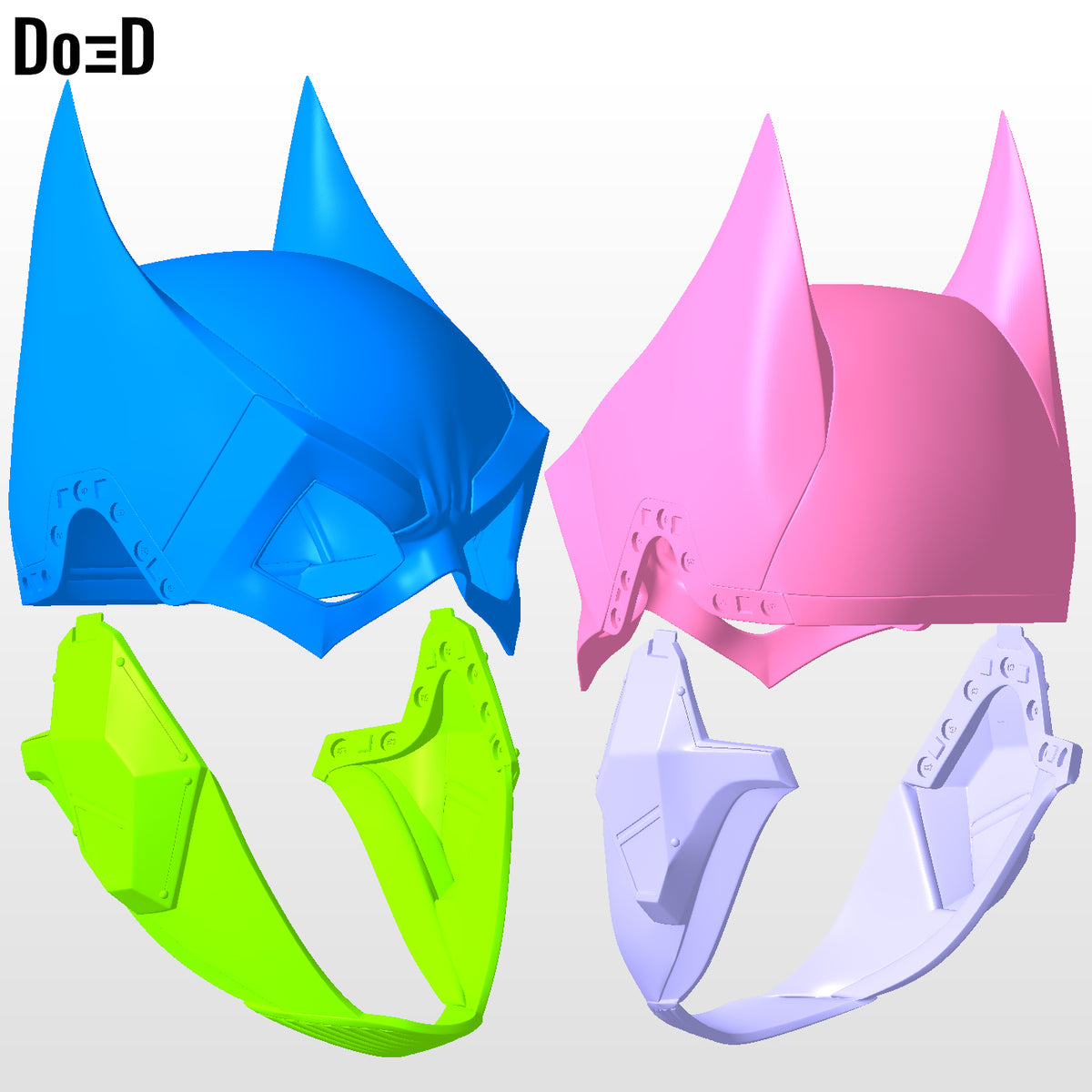 Batgirl Arkham Knight Cowl / Helmet 3D Printable Model Print File STL #F7D