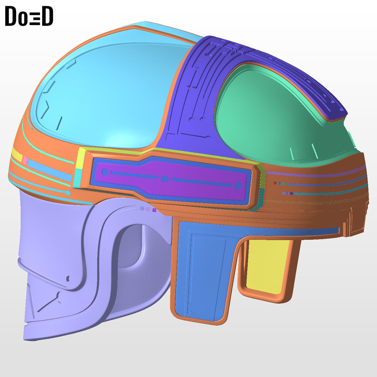 Tron 1982 Helmet OG Classic Kevin Flynn | 3D Printable Model #OGT13