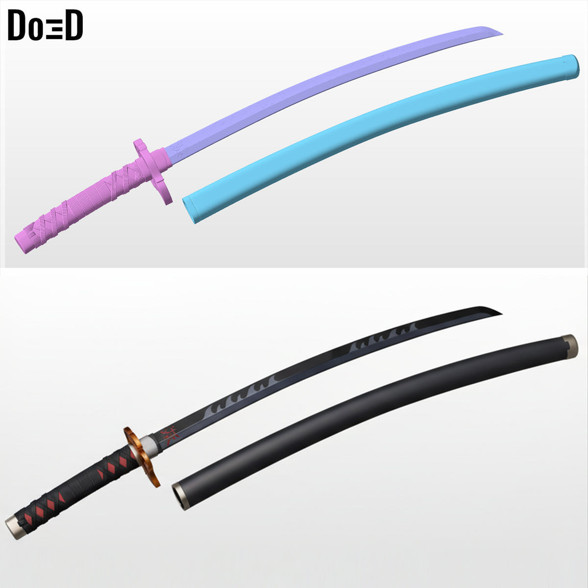 Katana Demon Slayer Tanjiro Kamado Nichirin Sword | 3D Printable Model #DS25