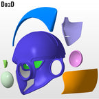 Gamma 1 & 2 Helmet Dragon Ball Super Hero 3D printable model STL print file #G12