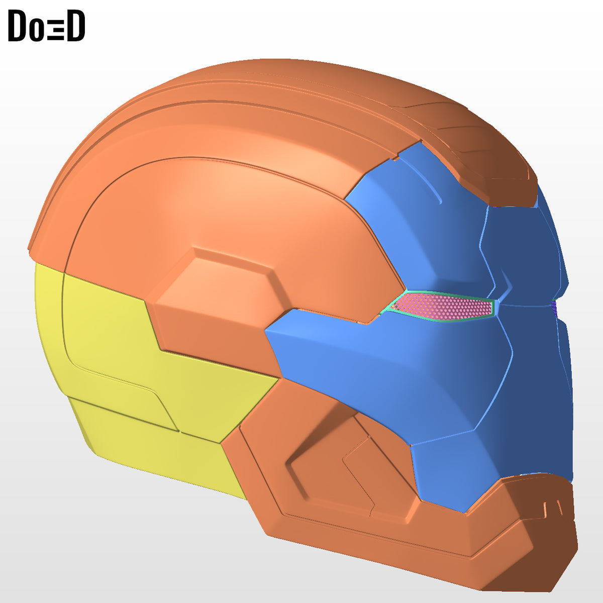 Iron Man Patriot Helmet | 3D Printable Model #IMC2