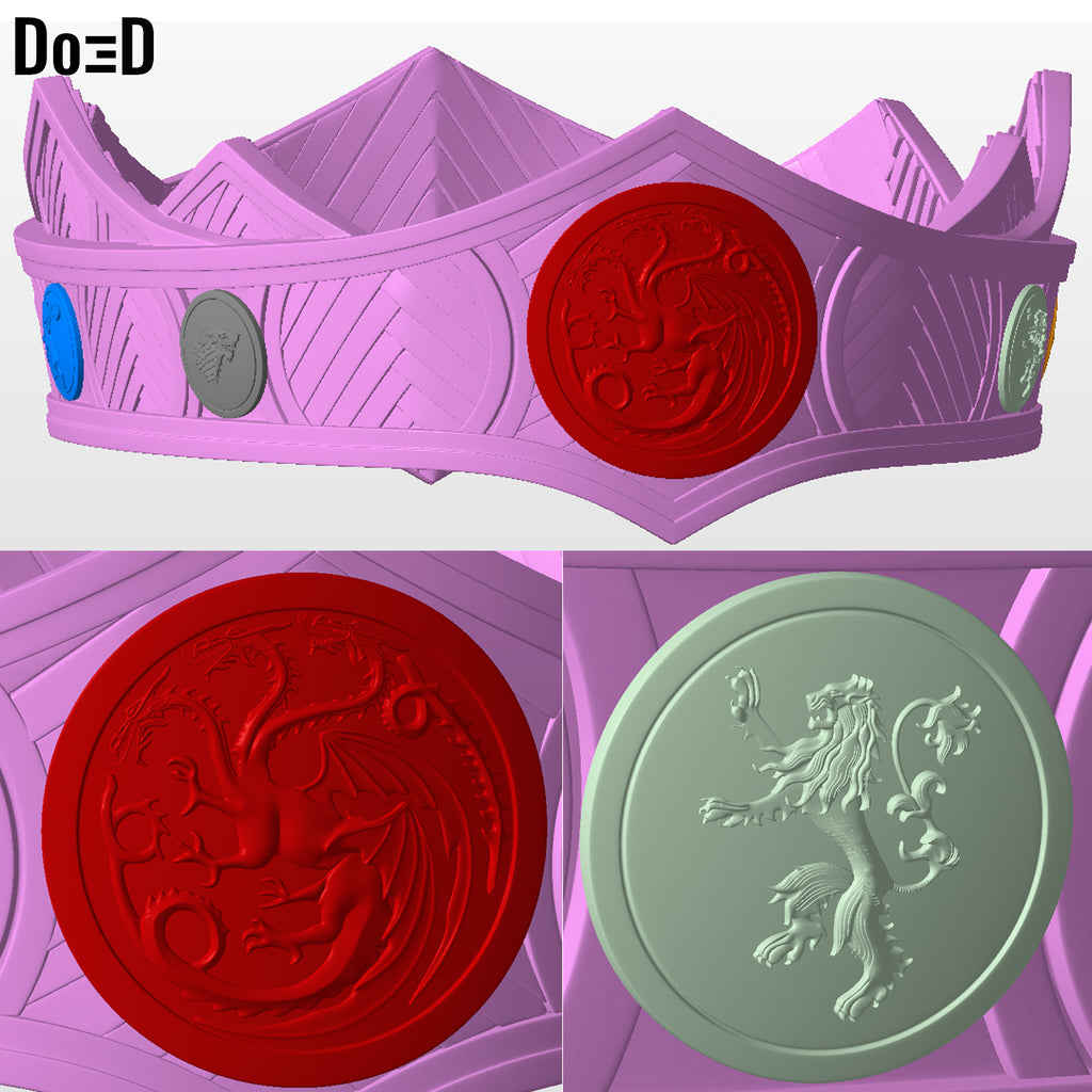 Rhaenyra Targaryen Crown King Viserys House of the Dragon 3D Printable Model #R6