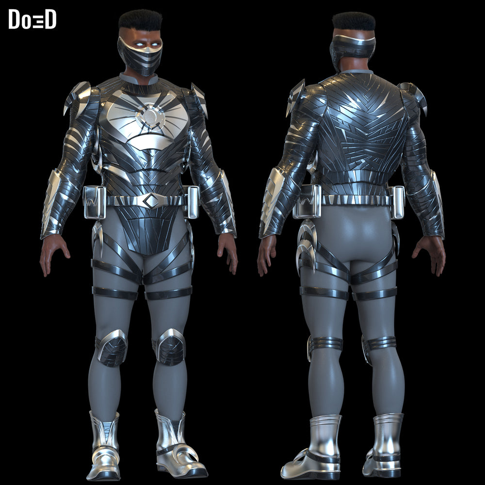 Blade Moon Knight finished full-body armor
