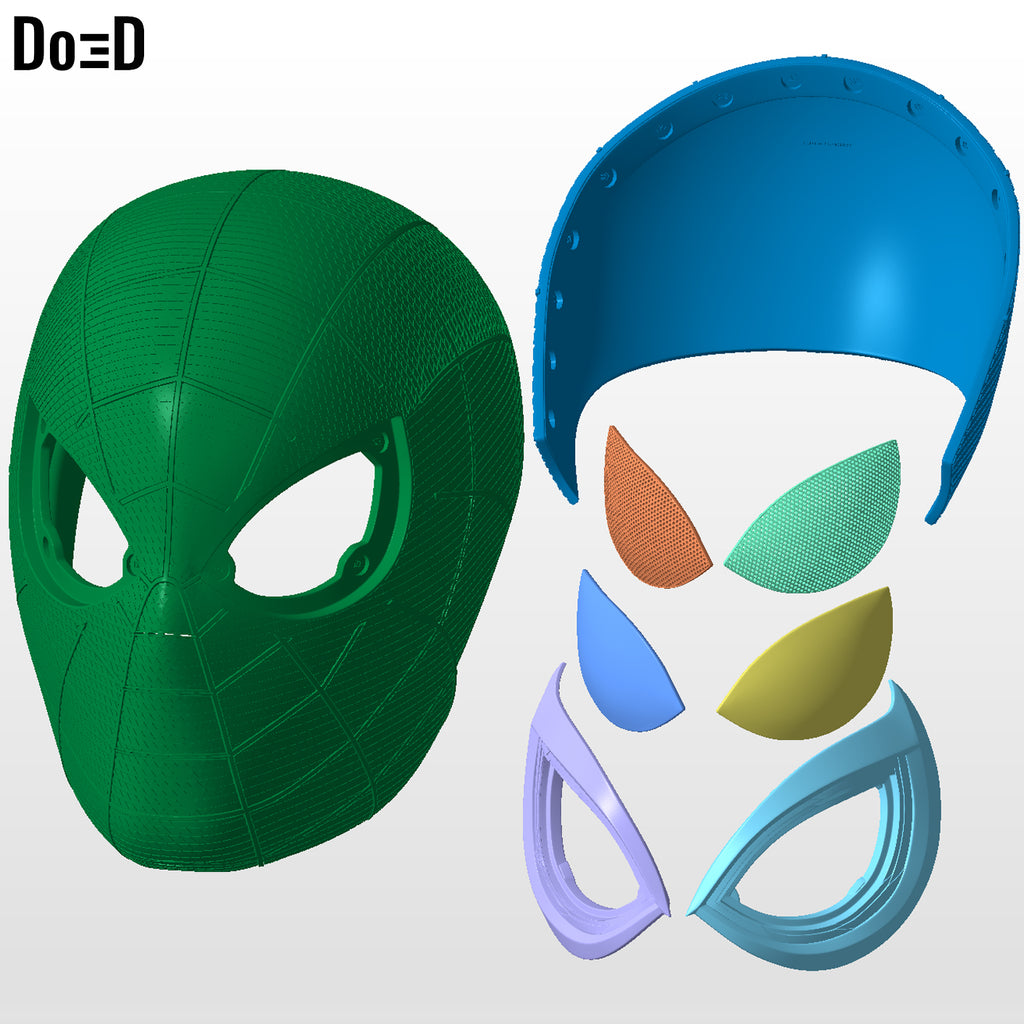 Miles Morales Insomniac Spider-Man 2 PS5 Helmet | 3D Printable Model #MM55