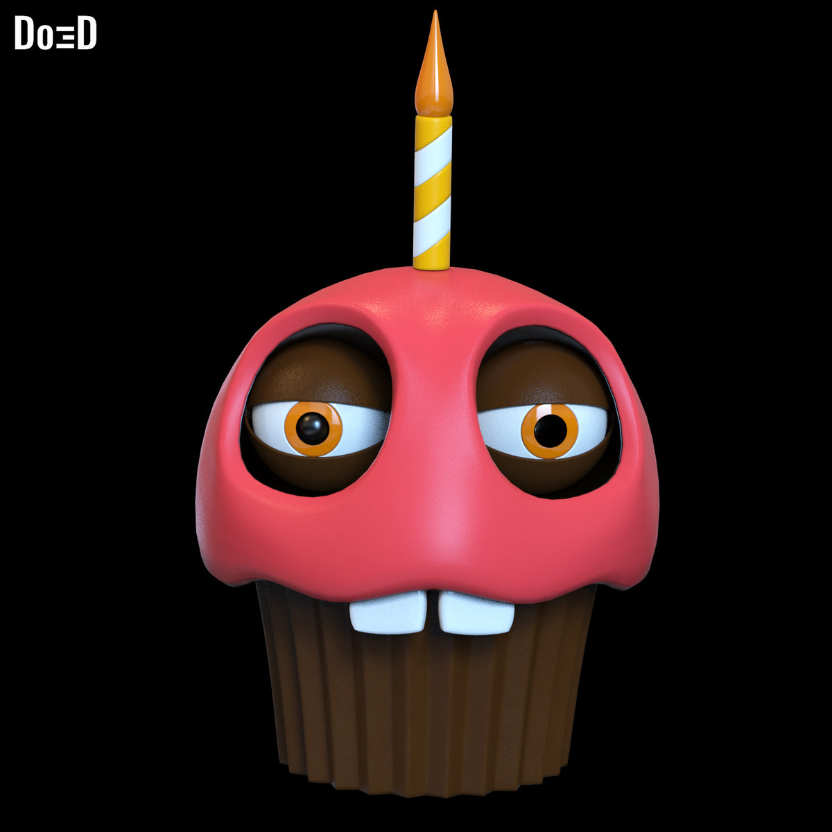 Bundle of Chica Helmet and Mr. Cupcake FNAF | 3D Printable Model File #CM55