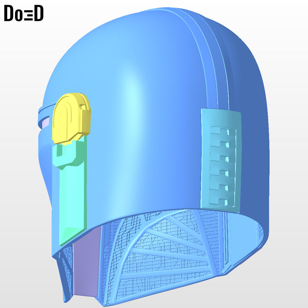 Mandalorian Original Base Armor Set | 3D Model Project #6202