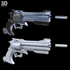 McCree Peacekeeper Revolver Pistol Gun | 3D Printable Model STL #810