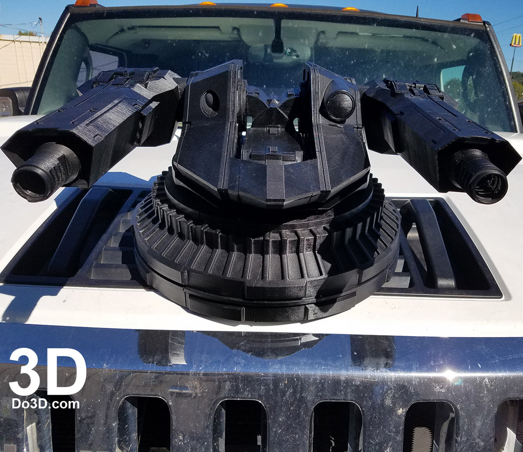 Batmobile BVS Cannon Machine Gun / Blaster | 3D Model Project #823