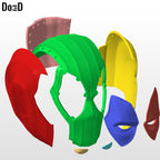 Deadpool DEX Do3D Variant helmet | 3D printable model file #DZ691