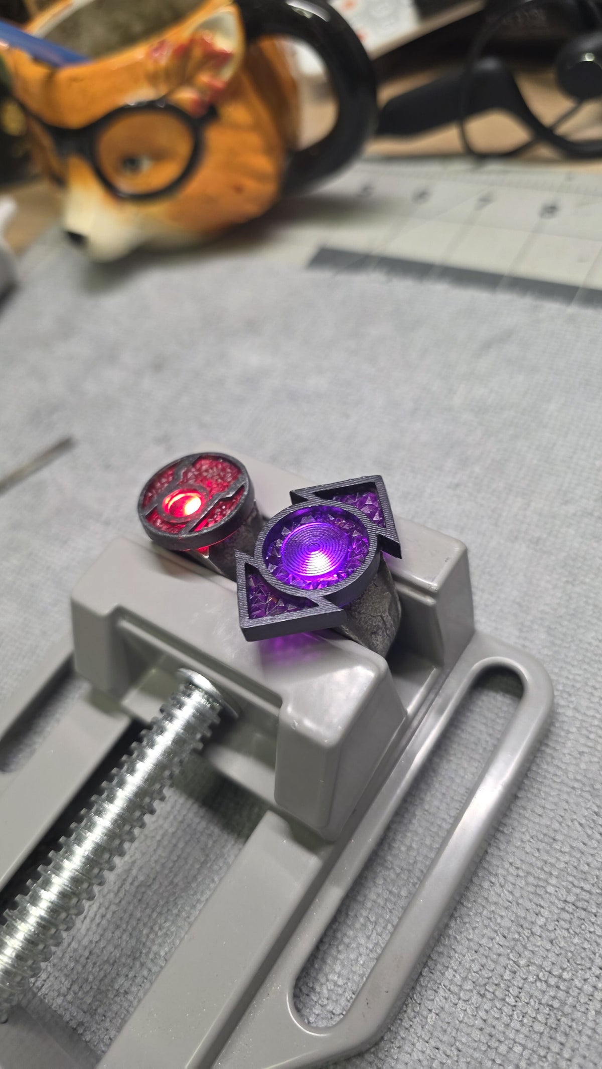 Violet Lantern Ring