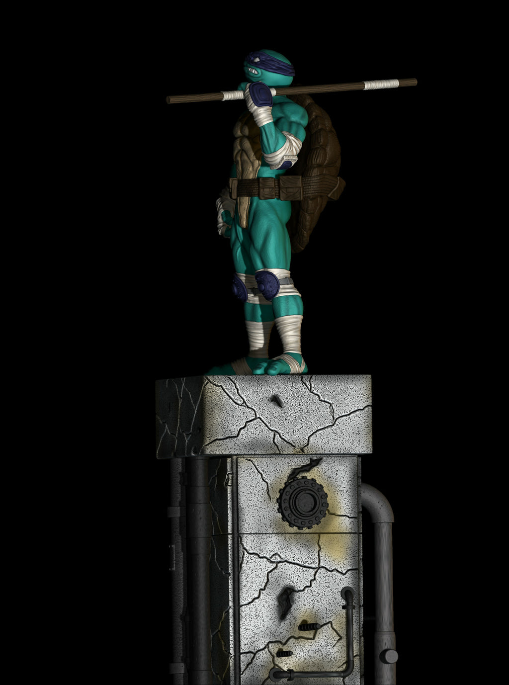 DONATELLO — TEENAGE MUTANT NINJA TURTLES 3D PRINTABLE MODEL STL