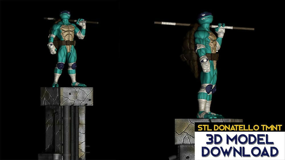 DONATELLO — TEENAGE MUTANT NINJA TURTLES 3D PRINTABLE MODEL STL