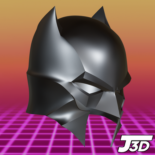 Dark Knights of Steel Batman Helmet - 3D Printable Model