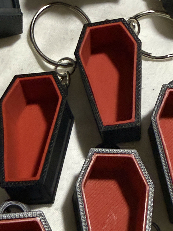 Mini Coffin Keychain