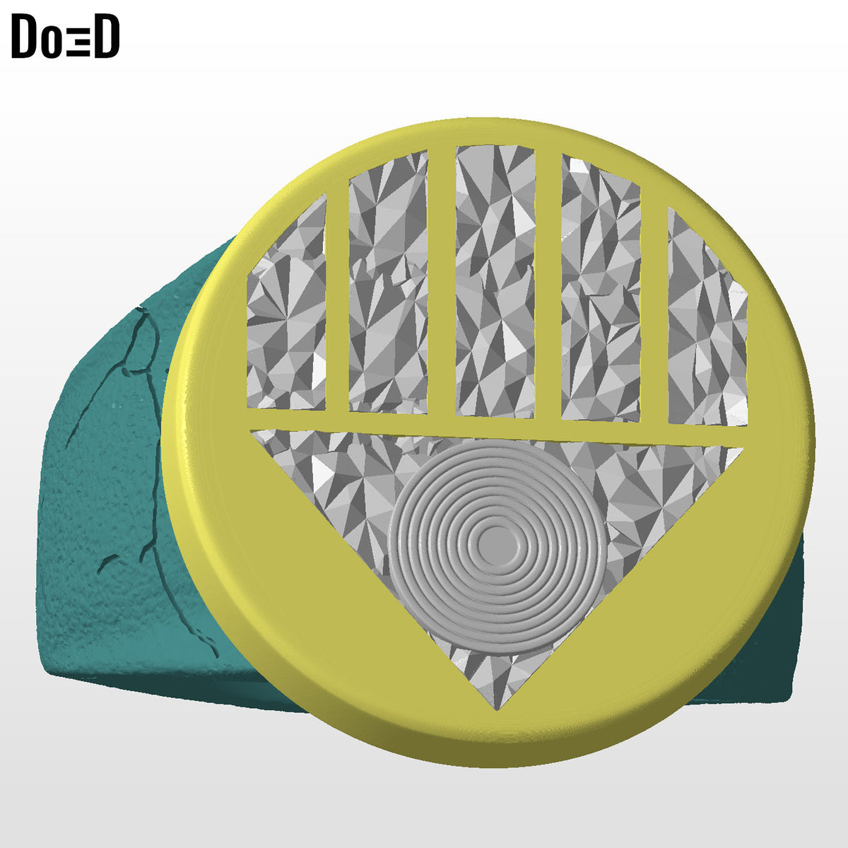 Black Lantern Ring Death 3D Printable Model Print STL File #BKLR325