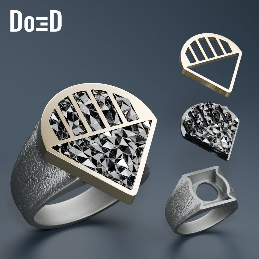 Custom Black Lantern Ring Shaped Do3D Exclusive | 3D Printable Model Print File STL #VL155 (Copy) (Copy)