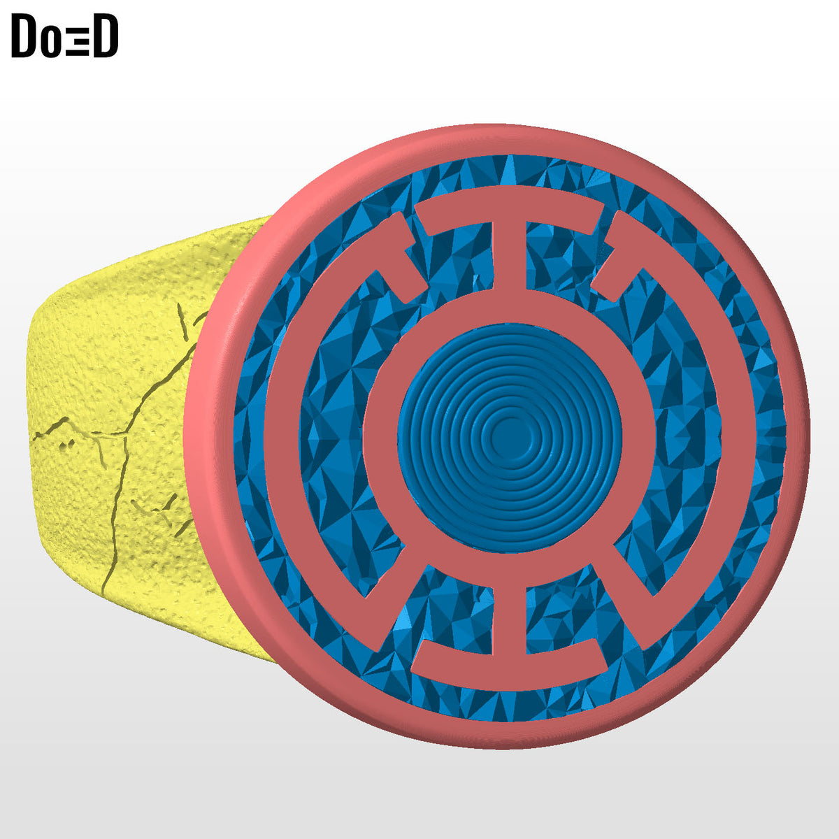 Blue Lantern Ring Hope 3D Printable Model Print STL File #BLR325