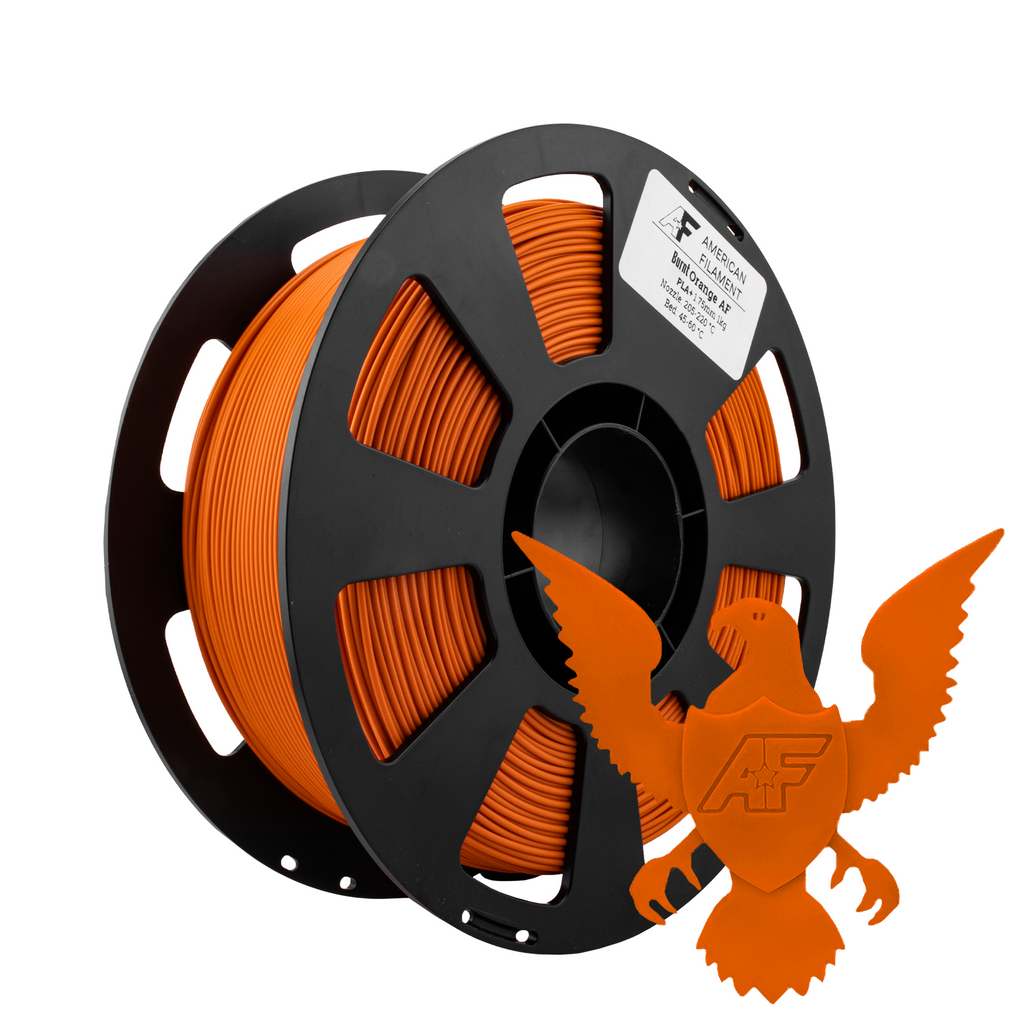 Burnt Orange AF 1.75mm PLA+ Filament Made in the USA!