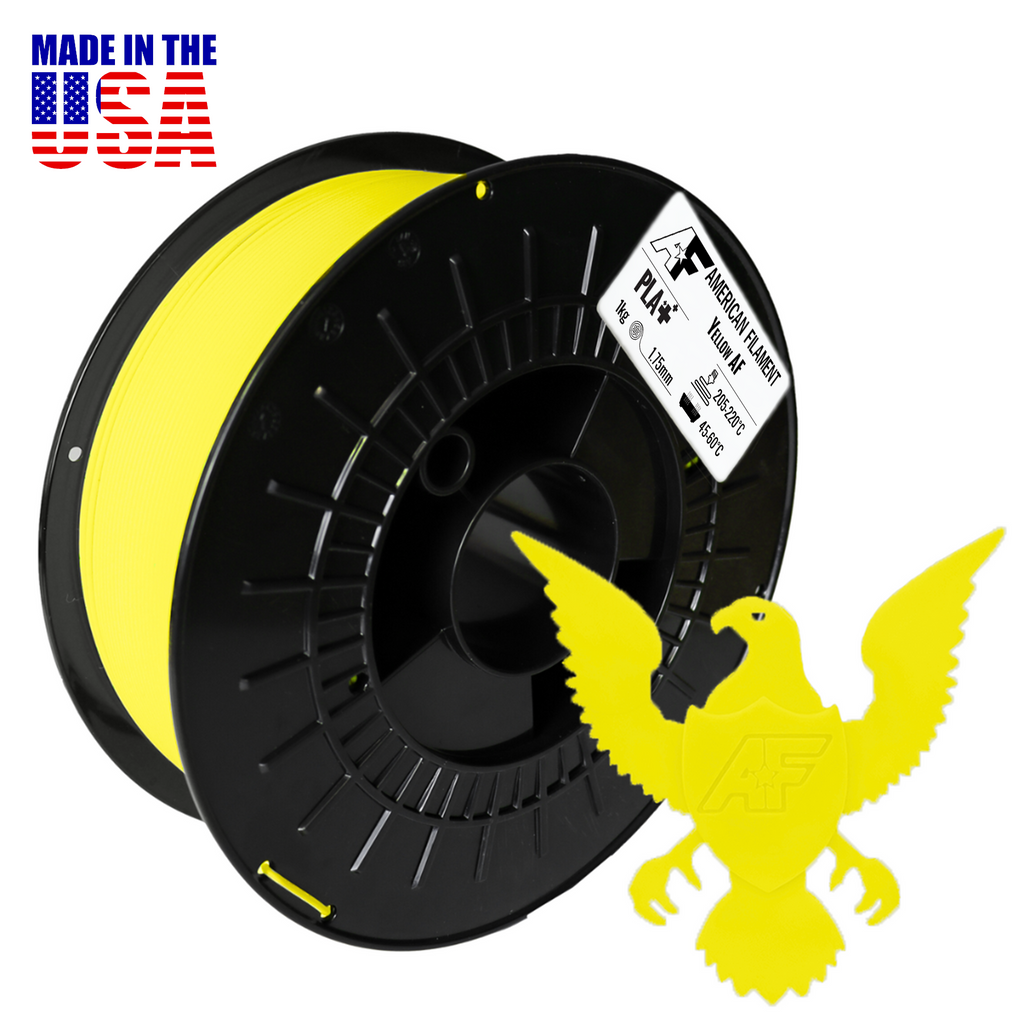 Yellow AF 1.75mm PLA+ Filament for Color Lithophanes
