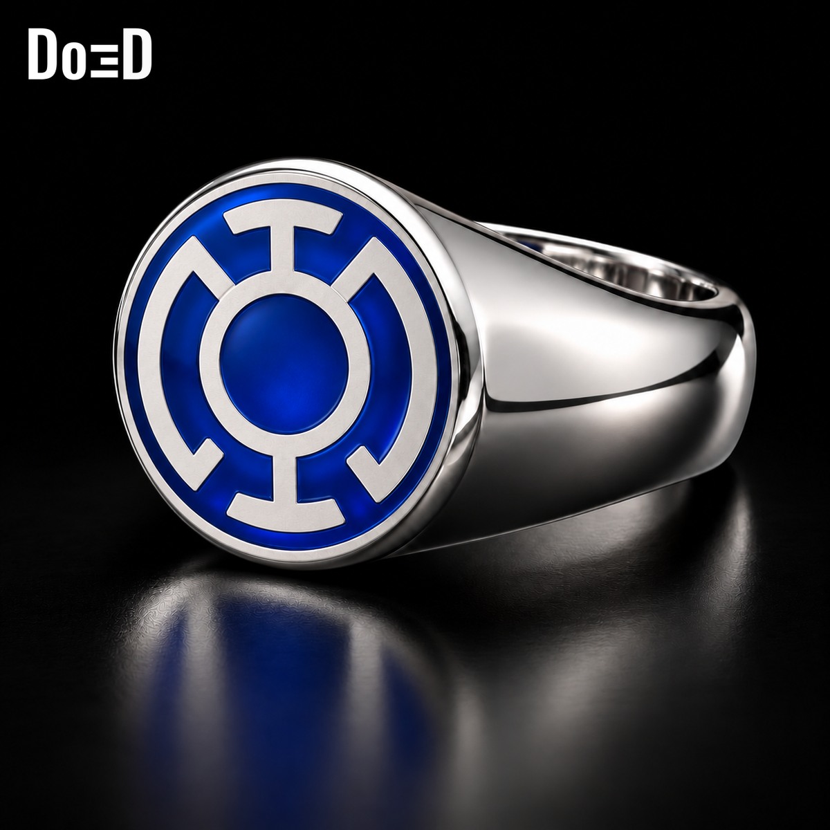 Blue Lantern Ring Classic | 3D Printable Model Print File STL #BLC22