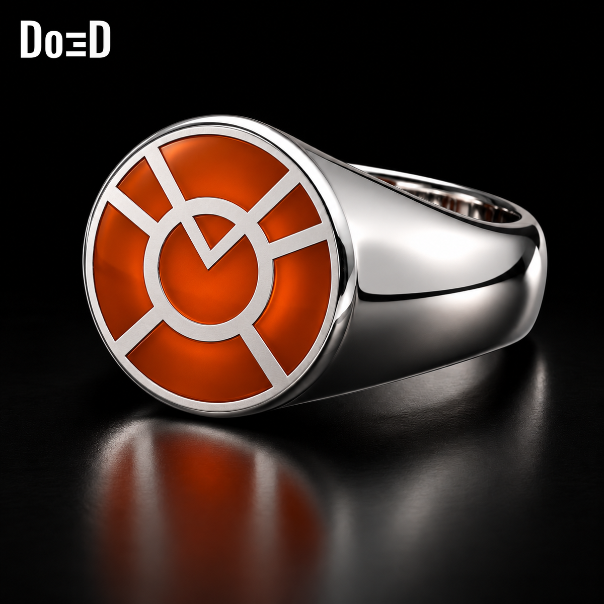 Orange Lantern Ring Classic | 3D Printable Model Print File STL #OLC22