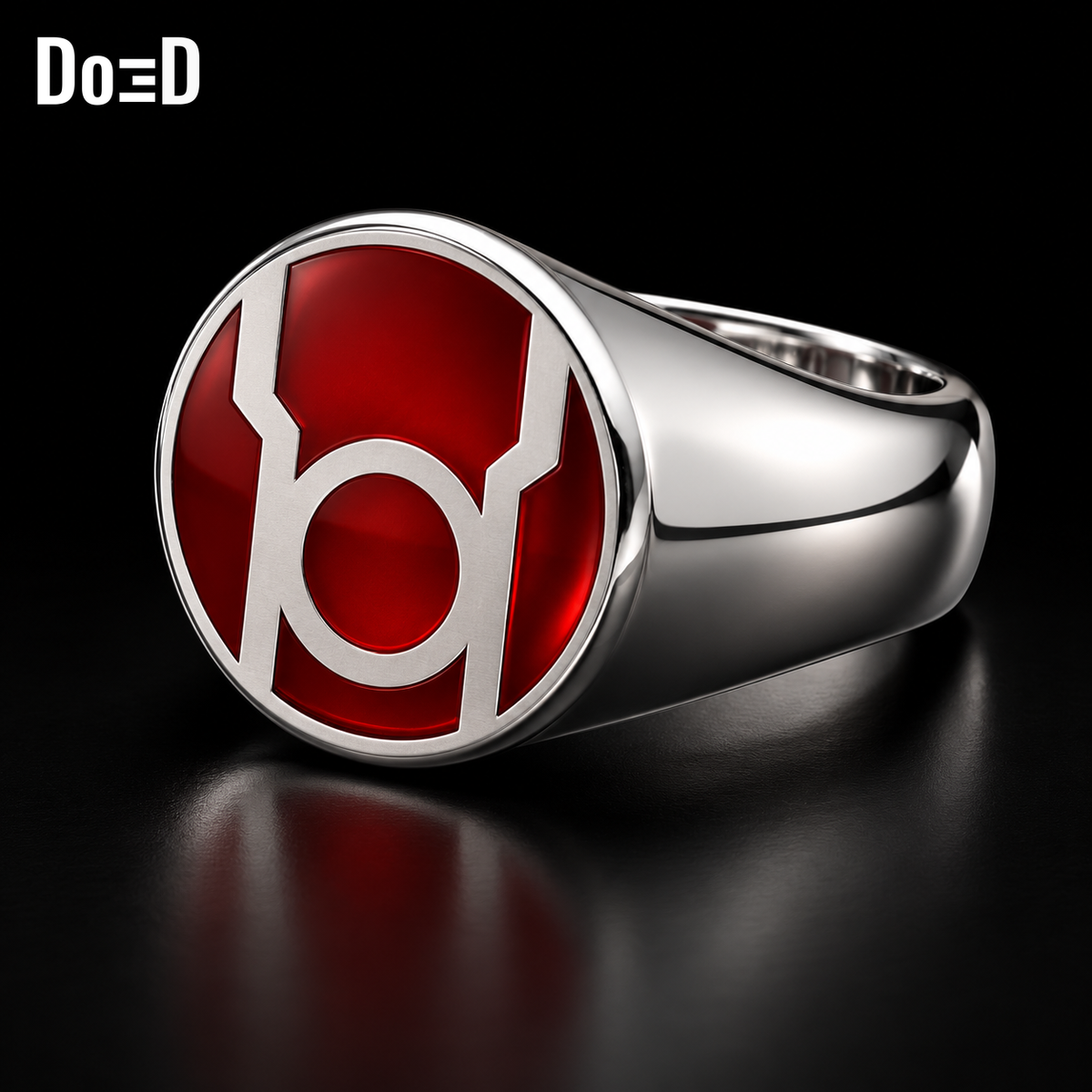 Red Lantern Ring Classic | 3D Printable Model Print File STL #RL15