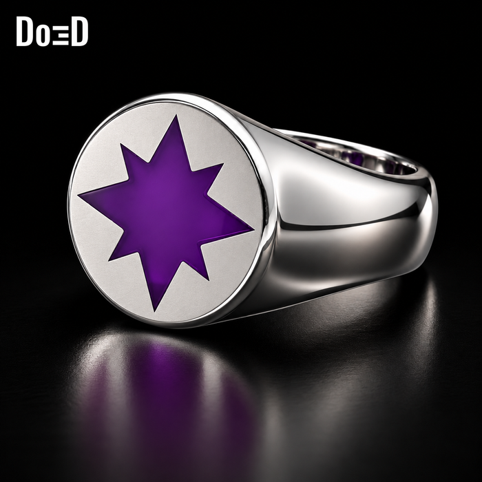 Violet Lantern Ring Classic | 3D Printable Model Print File STL #VLC22