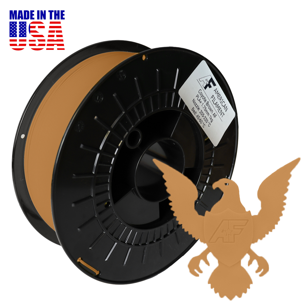 Coyote Brown AF PLA+ 3D Printer Filament, 1.75 mm Diameter Made in the ...