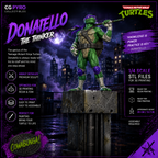 DONATELLO — TEENAGE MUTANT NINJA TURTLES 3D PRINTABLE MODEL STL