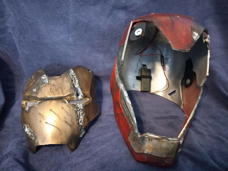 Iron Man Mark 85 Battle Damaged Wearable Helmet Cosplay (3D Printed)