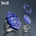 Custom Indigo Lantern Ring Shaped Do3D Exclusive | 3D Printable Model Print File STL #VL155 (Copy)