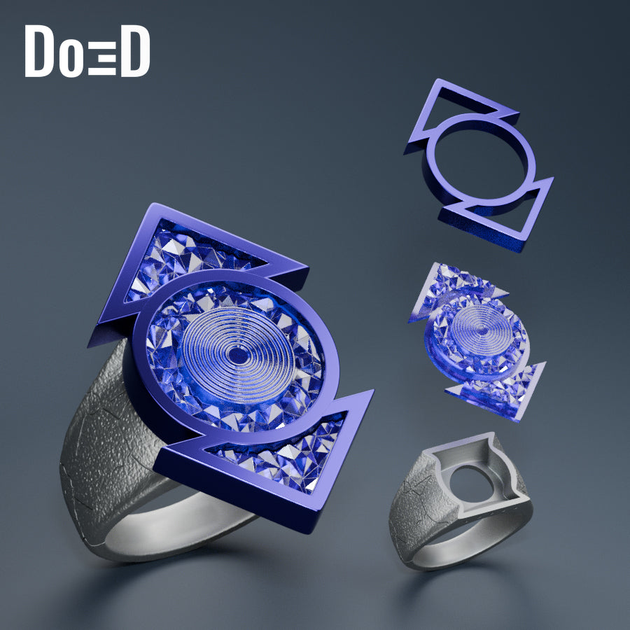 Custom Indigo Lantern Ring Shaped Do3D Exclusive | 3D Printable Model Print File STL #VL155 (Copy)