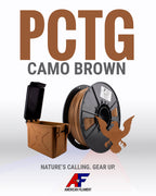 Camo Brown AF 1.75mm PCTG Filament Made in the USA!