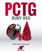 Transparent Ruby Red AF 1.75mm PCTG Filament